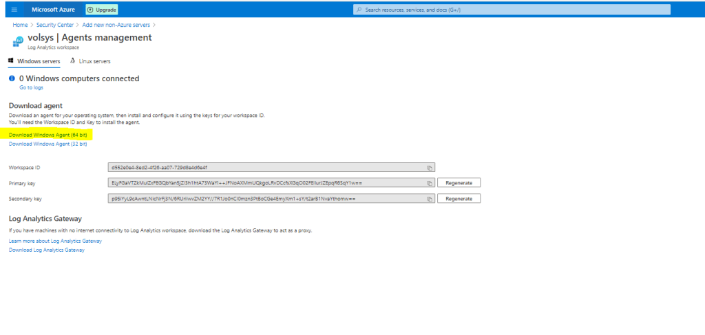 Home
volsys I Agents management
O O Windows computers connected
Dcwnload agent
it O.
Log cs Ga teway
Leo