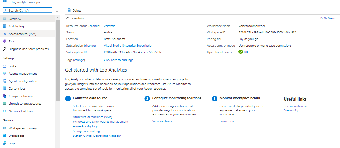 Azure Log Analytics Workspace Oluşturma – Active Directory – Cyber Security