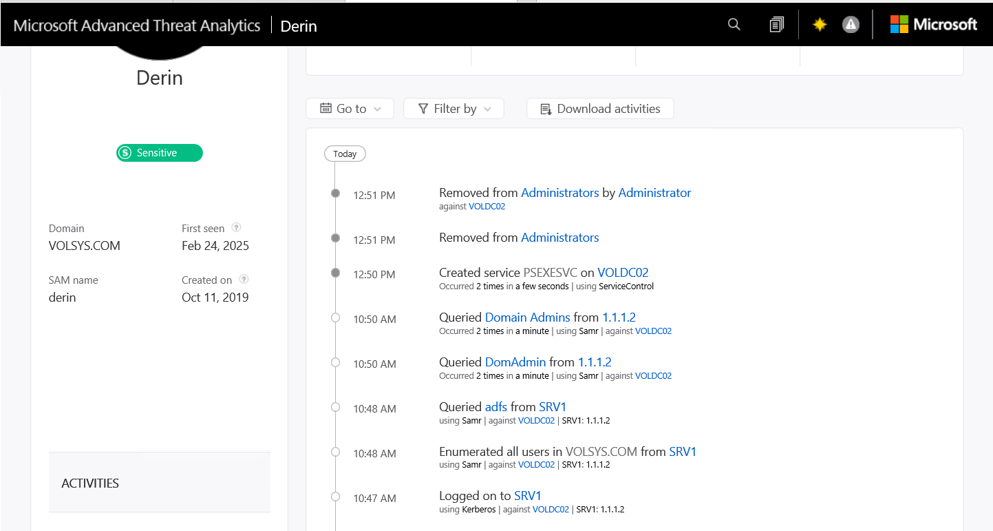 Microsoft Advanced Threat Analytics (ATA) with Windows Server 2025 ...